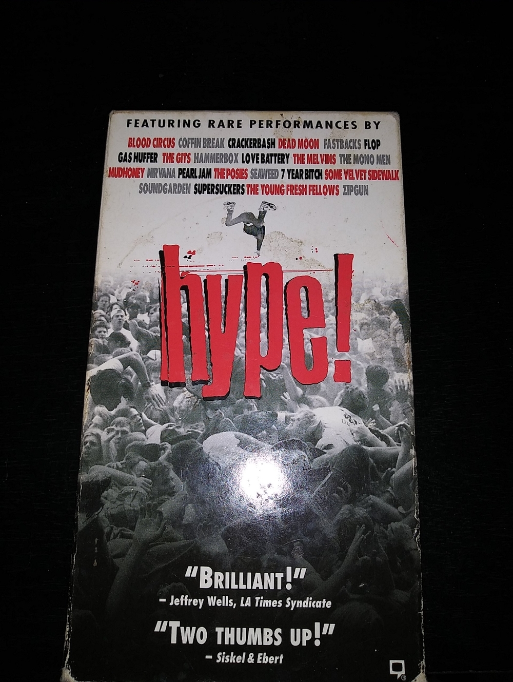 Hype! VHS Tape — Red & Black Graphic Cover